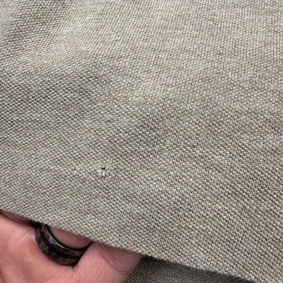Vtg‎ Polo Ralph Lauren Size 2XL Light Brown Long Sleeve Cotton Polo Shirt Button - Picture 6 of 12